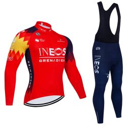 INEOS TOUR FRANCIA 2023 equipacion de invierno termica Culotte y maillot Tienda Ciclismo
