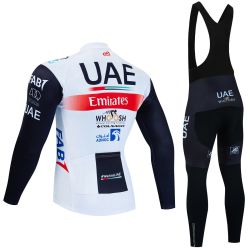 UAE TOUR FRANCIA 2023 equipacion de invierno termica Culotte y maillot Tienda Ciclismo