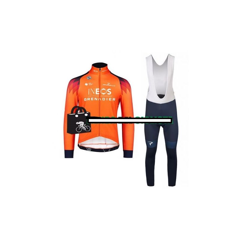 INEOS 2023 equipacion de invierno termica Culotte y maillot Tienda Ciclismo