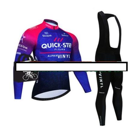 QUICK STEP 2022 equipacion de invierno termica, culotte y maillot, Tienda Ciclismo