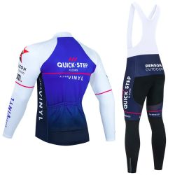 QUICK STEP Z 2022 equipacion de invierno termica, culotte y maillot, Tienda Ciclismo