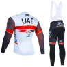 UAE BLANCO 2022 equipacion de invierno termica, culotte y maillot, Tienda Ciclismo