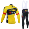 JUMBO 2022 equipacion de invierno termica, culotte y maillot, Tienda Ciclismo