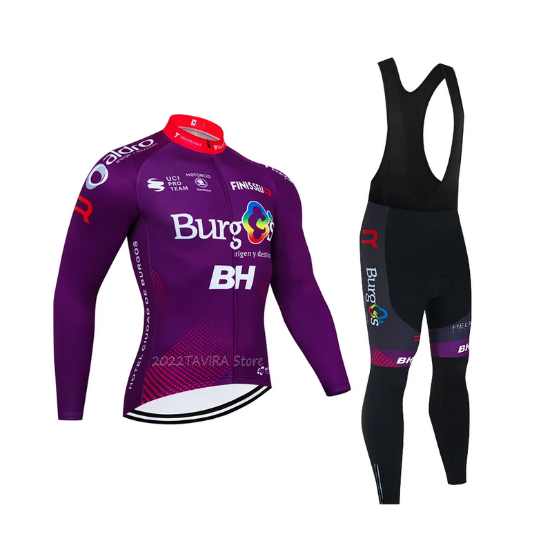 BURGOS BH 2022 equipacion de invierno termica, culotte y maillot, Tienda Ciclismo
