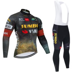 JUMBO TOUR 2022 equipacion de invierno termica, culotte y maillot, Tienda Ciclismo