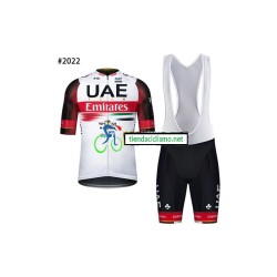 UAE 2022 Equipacion Ciclismo corta de verano Maillot y Culote