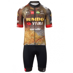 JUMBO VISMA TOUR 2022 Equipacion Ciclismo corta de verano Maillot y Culote