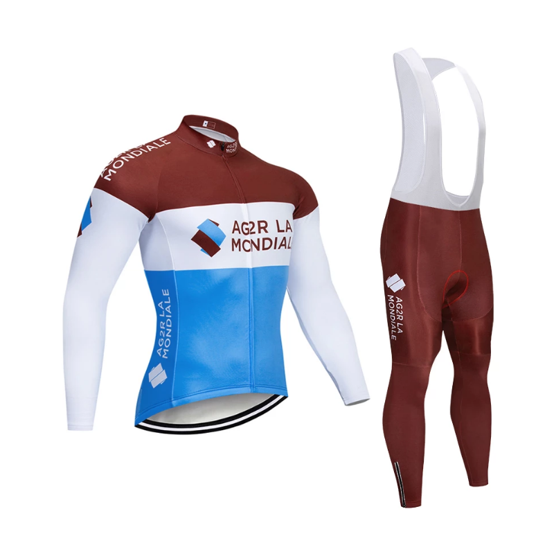 AG2R 2021 equipacion de invierno termica, culotte y maillot, Tienda Ciclismo